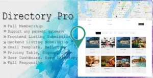 Directory Pro 2.5.9 – Complete WordPress Business Directory & Monetized Listing Builder Plugin