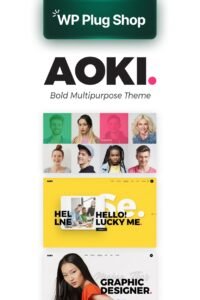 Aoki Theme – Creative Design Agency Theme 1.7 – Portfolio & WooCommerce WordPress Theme