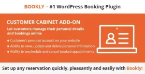 GDPR Solution – Bookly Customer Cabinet (Add-on) 6.6 | Customer Portal Plugin