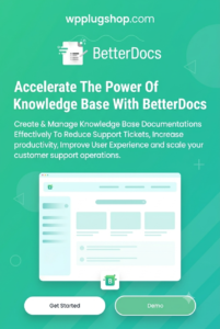 BetterDocs Pro – AI-Powered WordPress Knowledge Base & Documentation Plugin