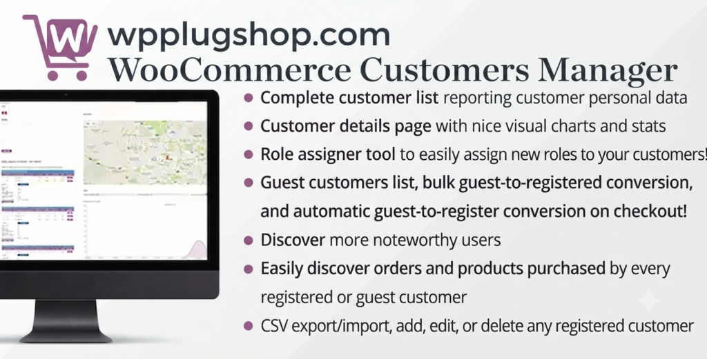 WooCommerce Customers Manager – Advanced Customer Management Plugin for WordPress