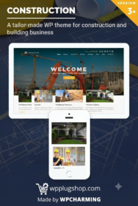 Construction WordPress Theme – Professional Builder & Contractor Website Template