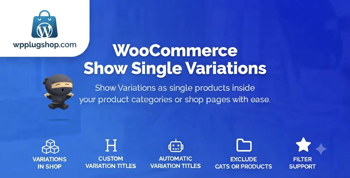 Show Single Variations for WooCommerce by IconicWP – Premium Variation Display Plugin
