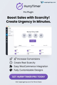HurryTimer Pro – WooCommerce Countdown Timer Plugin for Scarcity Marketing & Flash Sales
