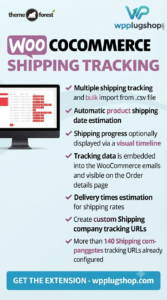 WooCommerce Shipment Tracking Extension – Order Tracking & Shipping Management Plugin