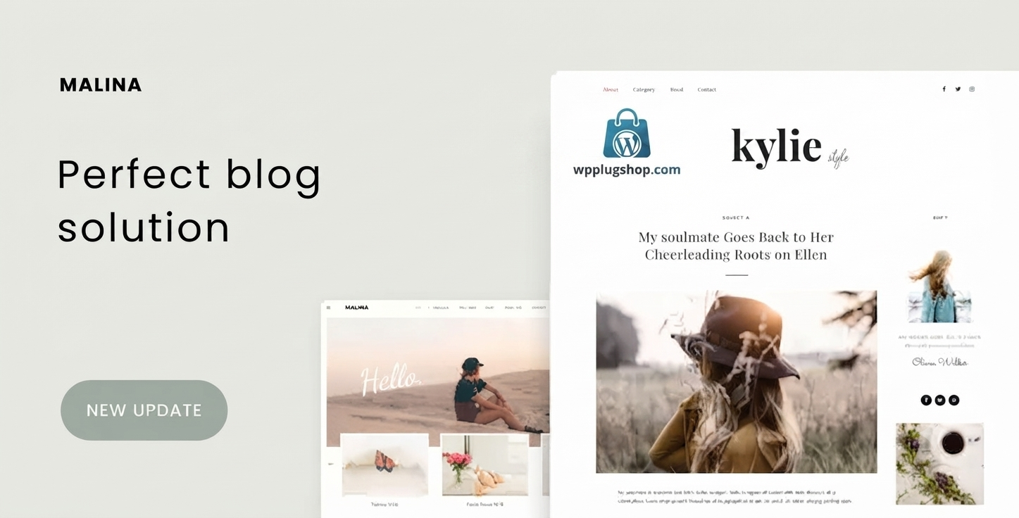 Malina – Premium Personal WordPress Blog & Magazine Theme
