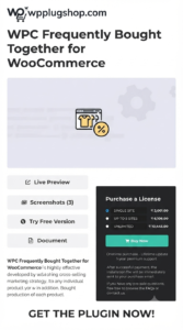 WPC Frequently Bought Together for WooCommerce: Boost Sales