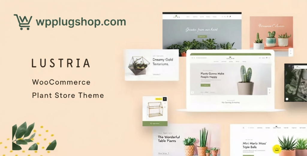 Buy Lustria - Best WordPress Theme for Plant Stores & Gardening