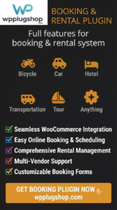 BRW WooCommerce Booking Rental Plugin – Complete Rental, Reservation & Calendar System for WordPress
