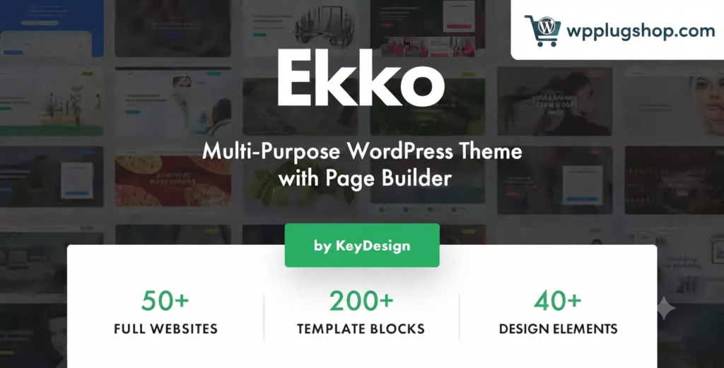 Ekko – Multi-Purpose WordPress Theme with Page Builder
