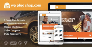 Cars4Rent WordPress Theme GPL – Auto Rental & Taxi Service Theme with RTL Support
