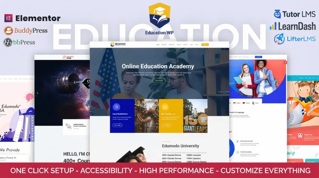 Edumodo – Premium Education & LMS WordPress Theme