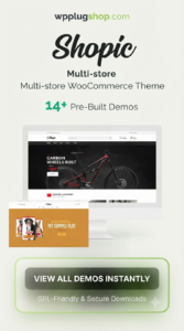 Shopic Theme – Multistore WooCommerce WordPress Theme
