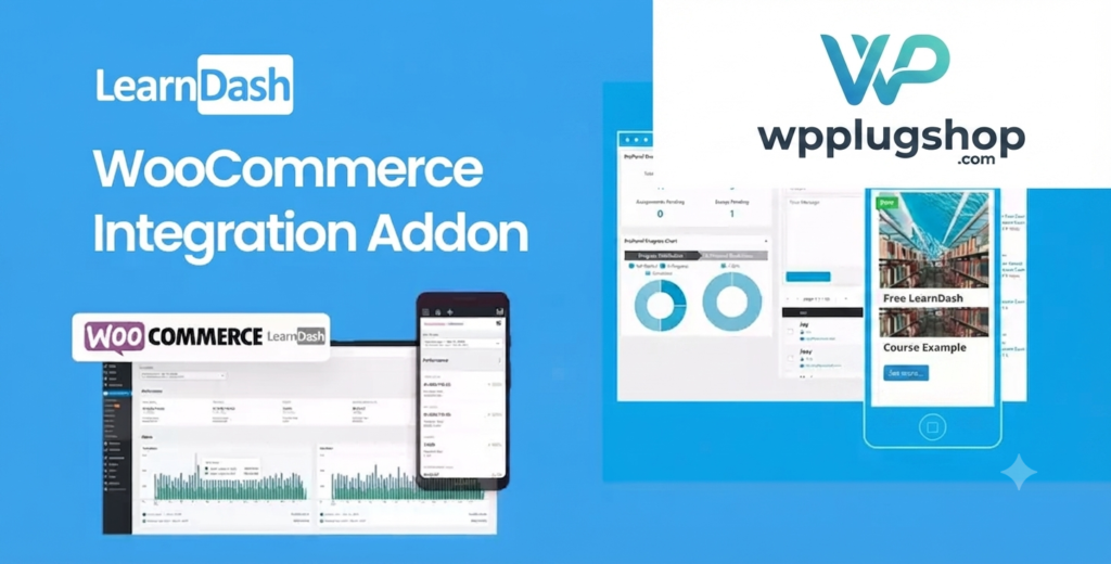 LearnDash LMS WooCommerce Integration Addon 2.0.1 – Sell LearnDash Courses with WooCommerce