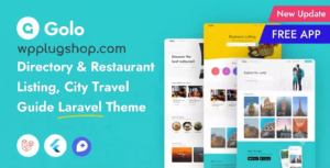 Golo – Professional Directory Listing & City Travel Guide Laravel Theme