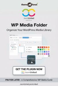 JoomUnited WP Media Folder Addon – Advanced WordPress Media Library Folder Manager Plugin