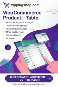 WooCommerce Product Table – Advanced Product Table Plugin for WordPress
