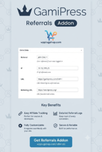 GamiPress Referrals Addon – WordPress Referral Program & Reward System