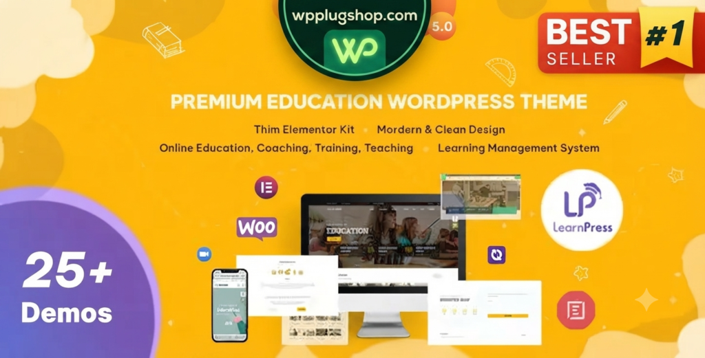 Eduma Education WordPress Theme – LMS & Online Course Website Builder