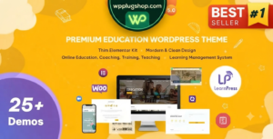 Eduma Education WordPress Theme – LMS & Online Course Website Builder