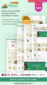 Nest Theme 1.8.6 – Grocery Store WooCommerce WordPress ThemeV