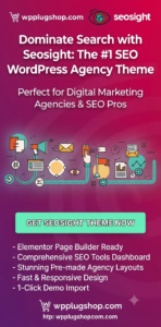 Seosight Digital Marketing Agency WordPress Theme – SEO, Marketing & Business Agency WooCommerce Ready Theme