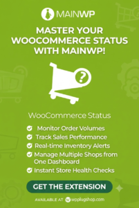 MainWP WooCommerce Status – Advanced Multi-Store Monitoring & Analytics Extension