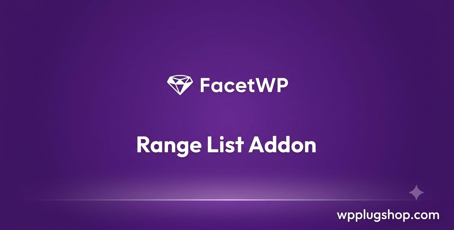 FacetWP Range List Addon – Advanced Numeric Range Filtering for WordPress & WooCommerce