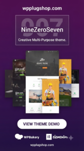 907 Theme – Responsive Multi-Purpose WordPress Theme for Business & WooCommerce