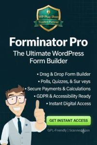 WPMU DEV Forminator Pro – Advanced WordPress Form Builder, Payments, Polls & Quizzes