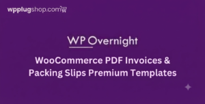 WooCommerce PDF Invoices & Packing Slips Premium Templates – Professional Invoice Design Extension