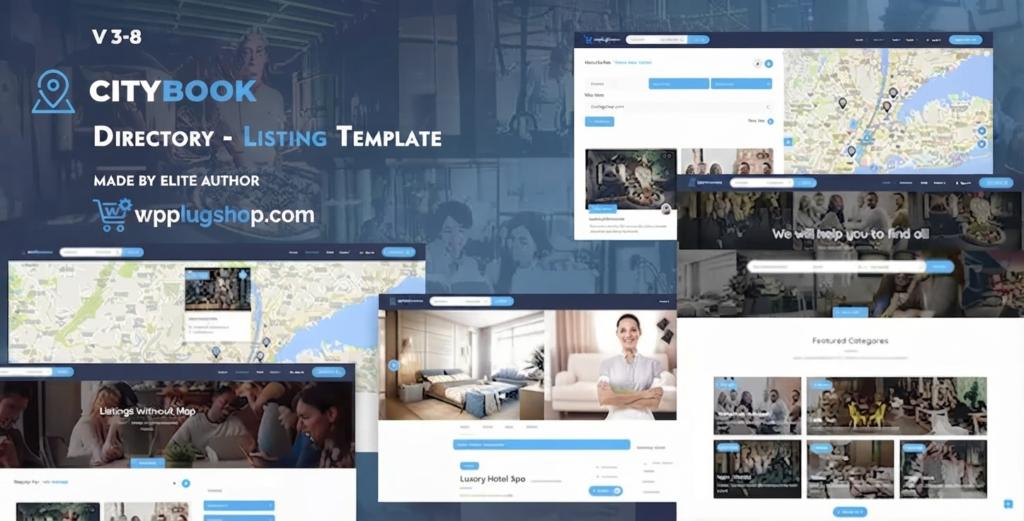 CityBook Directory Listing WordPress Theme – Business Directory & City Guide Website Builder