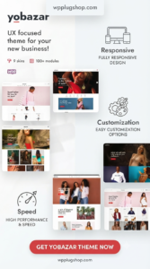 Yobazar Theme 1.7.1 – Modern Fashion WooCommerce Elementor WordPress Theme for Online Stores