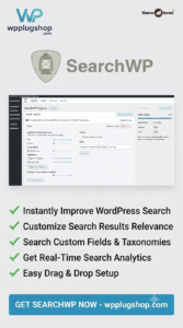 SearchWP Core Files – Advanced WordPress Search Engine Plugin (Better Than Default Search)