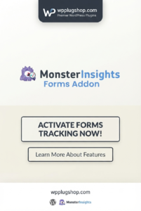 MonsterInsights Forms Addon – WordPress Form Analytics & GA4 Conversion Tracking