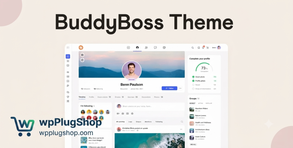 BuddyBoss Theme + Platform Pro – Sell Memberships, Courses & Build Online Communities