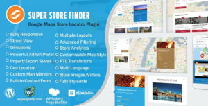 Super Store Finder for WordPress | Professional Google Maps Store Locator