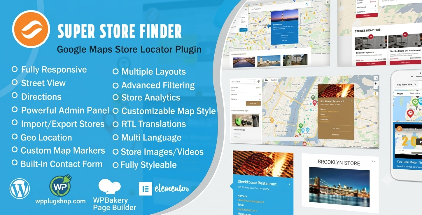 Super Store Finder for WordPress | Professional Google Maps Store Locator