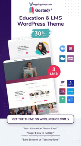 GoStudy – Education WordPress Theme for Elementor, LearnDash, Tutor LMS & LearnPress