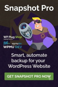 WPMU DEV Snapshot Pro – WordPress Backup & Restore Plugin