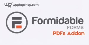 Formidable Forms PDF Add-on – Professional PDF Generation for WordPress