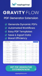 Gravity Flow PDF Generator Extension 3.0.0 – WordPress Workflow PDF Automation Plugin