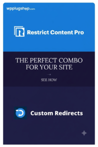 Restrict Content Pro Custom Redirects – WordPress Membership Redirect Plugin