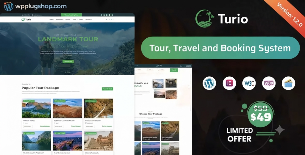 Turio Theme – Tour and Travel WordPress Theme for Tourism Agencies