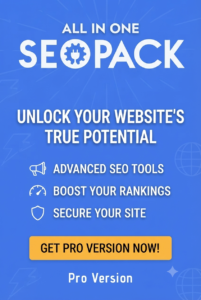 All in One SEO Pro – Complete WordPress SEO Plugin