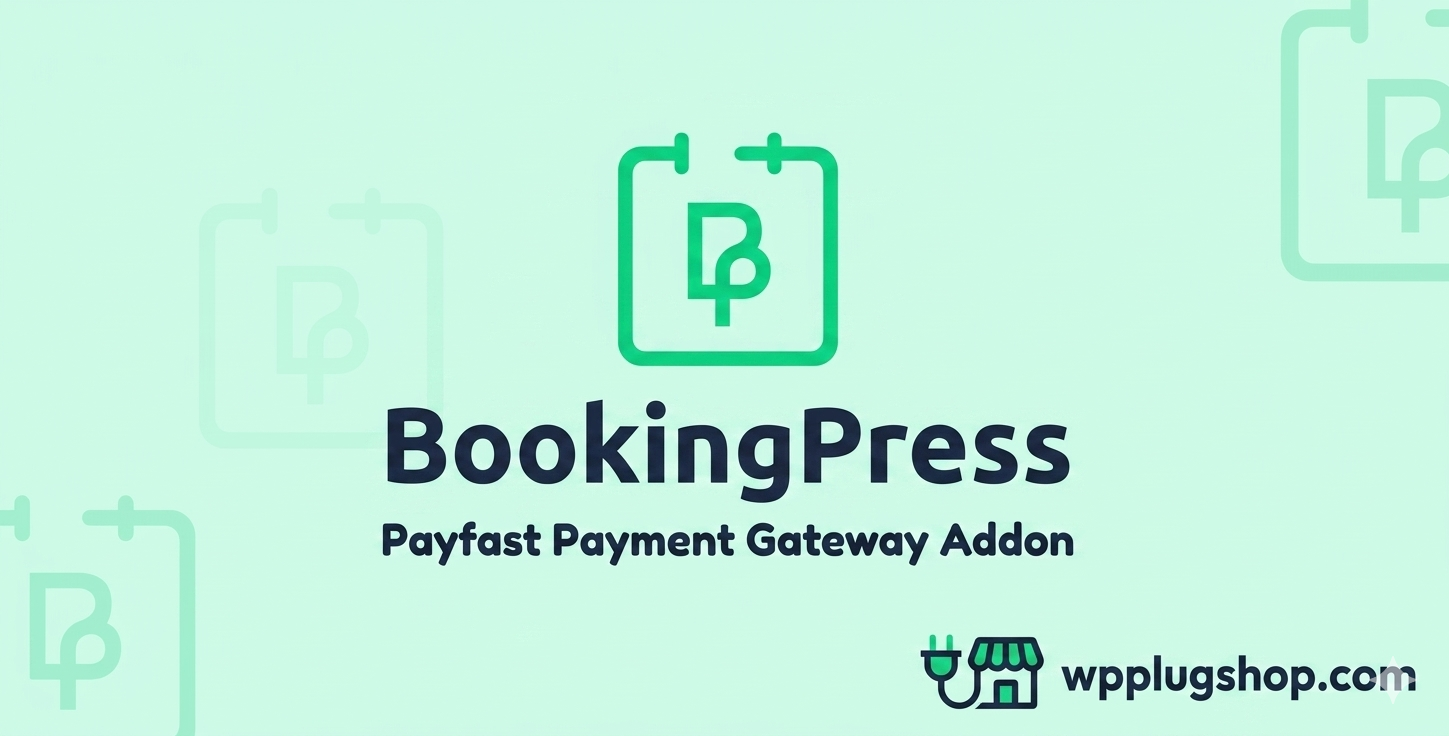 ⭐ BookingPress PayFast Payment Gateway Addon for WordPress Appointment Bookings