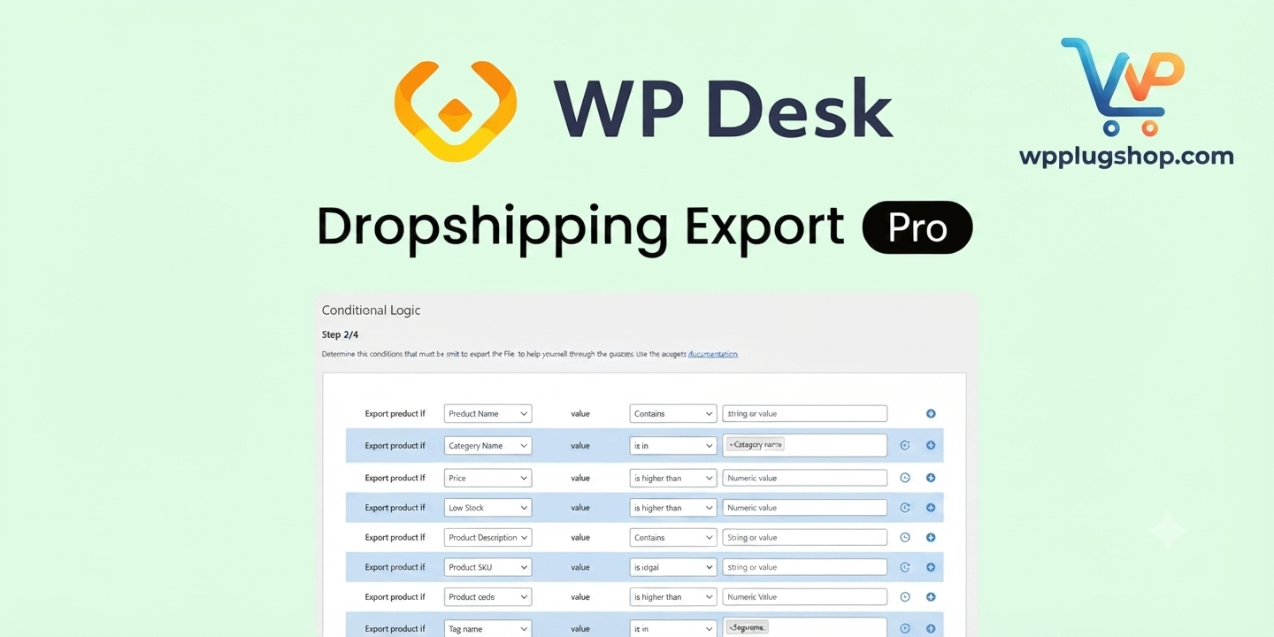 WP Desk Dropshipping Export Pro – WooCommerce CSV & XML Product Export Plugin