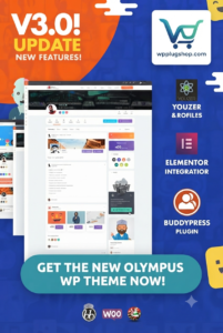 Olympus Theme 4.7 – Social Networking WordPress Theme