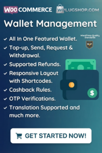 WooCommerce Wallet Management All-in-One Plugin | Store Credit, Cashback & Digital Wallet System