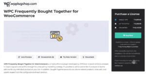 WPC Frequently Bought Together for WooCommerce: Boost Sales